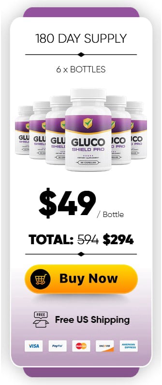 Gluco Shield Pro 6 Bottles Supplement